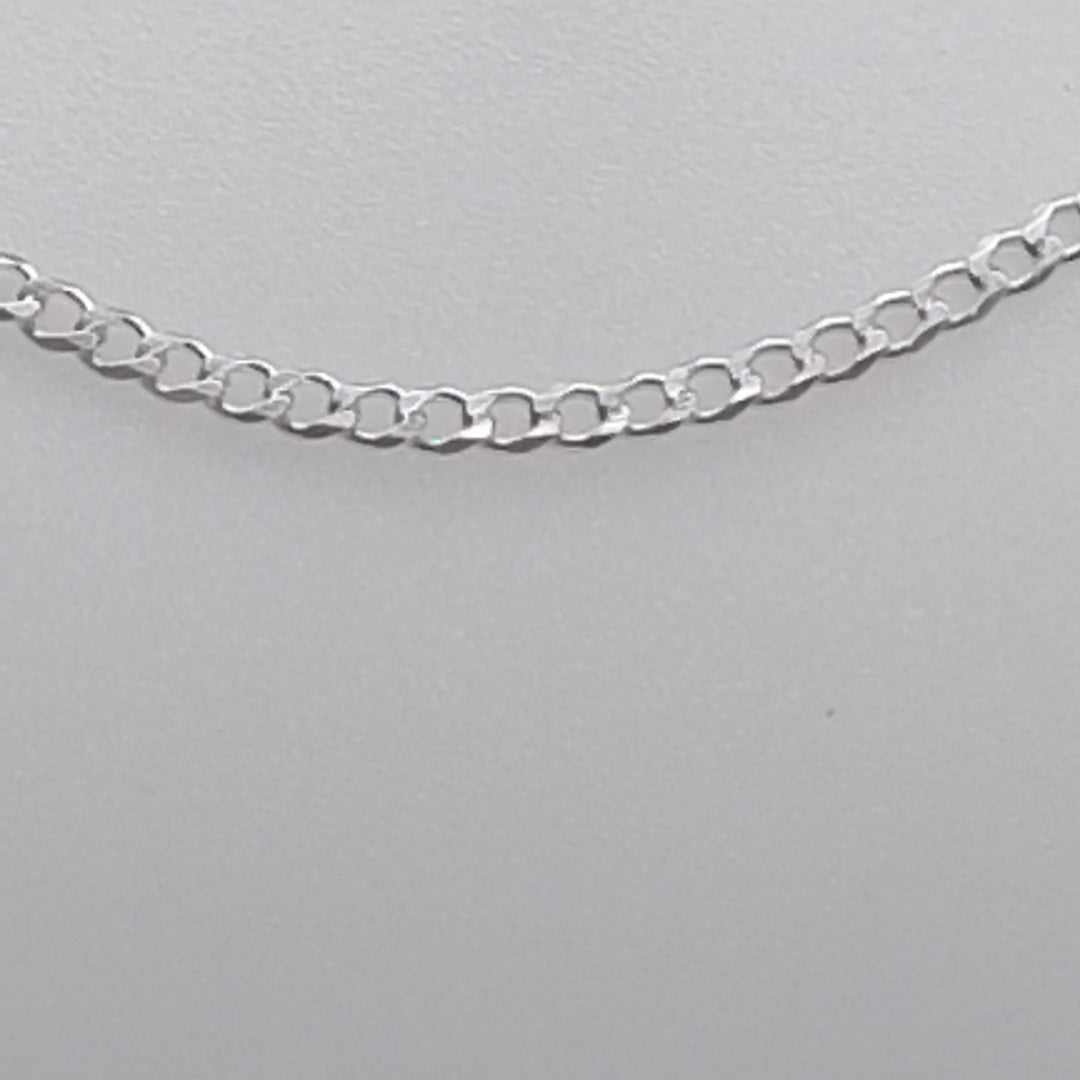 CADENA BARBADA PLATA .925 55 CM 8.42 GR (NUEVO)