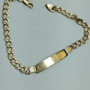 PULSERA ORO, RODIADO 10 K 4.9 GRMS (SEMINUEVO)