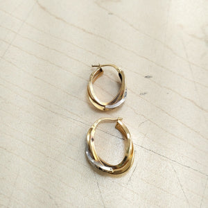 ARRACADAS PAR ORO 14 K 2,50 GRMS (SEMINUEVO)