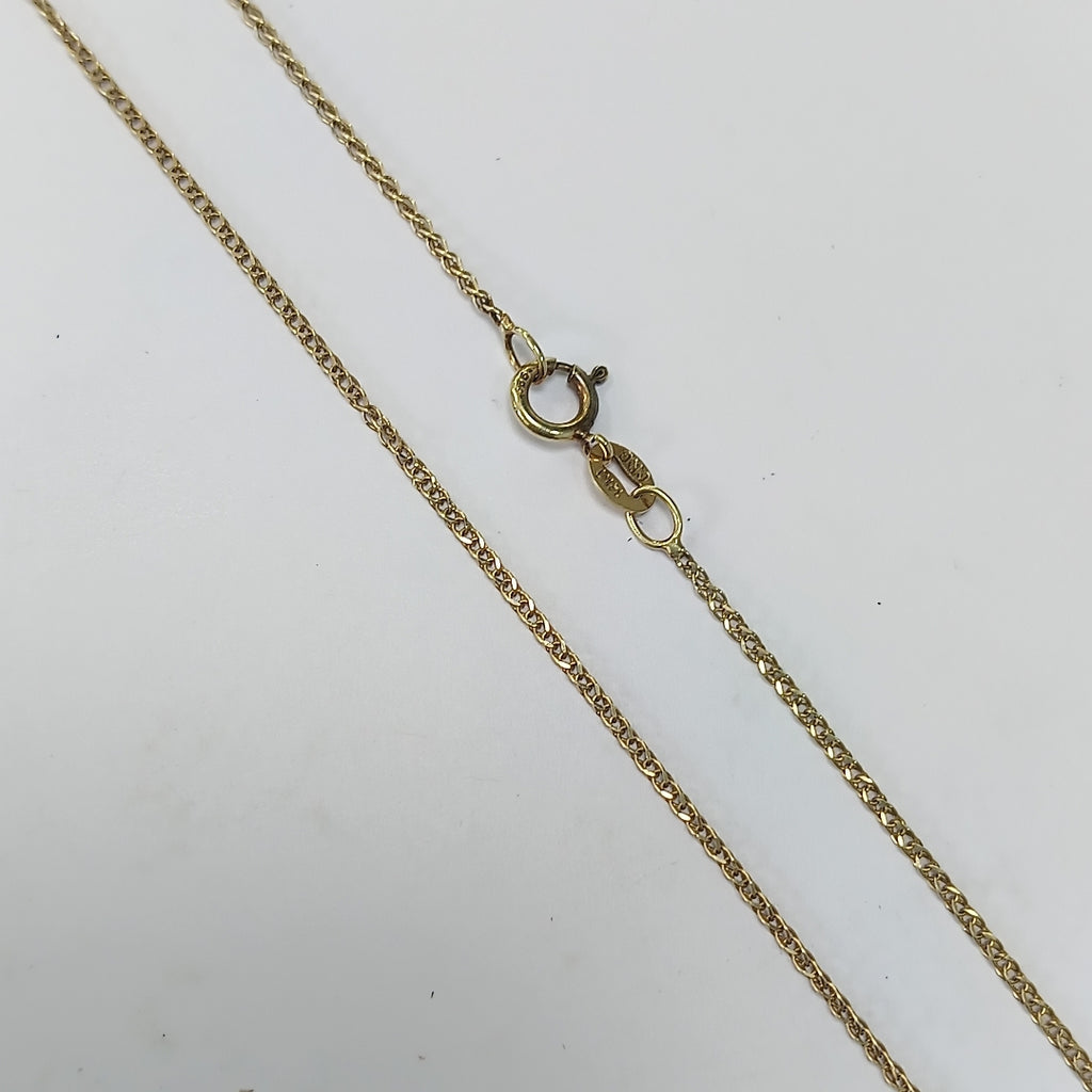 CADENA ORO 14 K 1,20 GRMS (SEMINUEVO)