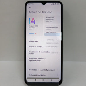 CELULAR XIAOMI REDMI 12C 2212ARNC4L (2023) 128 GB 4 GB RAM (SEMINUEVO)