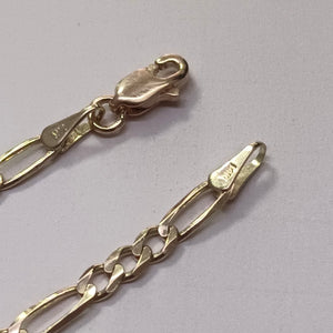 PULSERAS 3X1 ORO 14K 21 CM 3.3 GR (NUEVO)