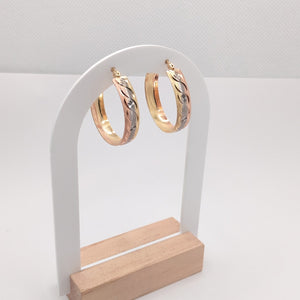ARRACADAS PAR ORO 14 K 5 GRMS (SEMINUEVO)