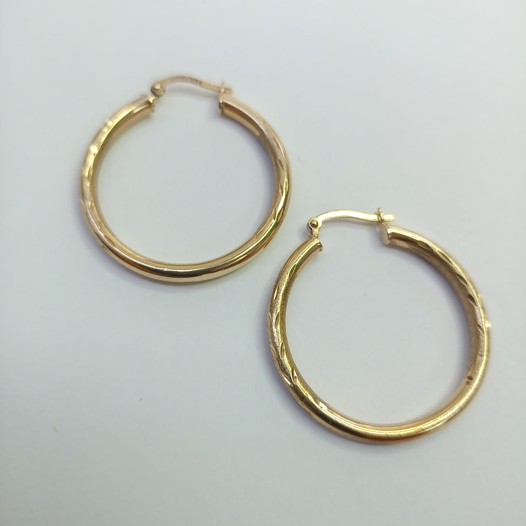 ARRACADAS PAR ORO 10 K 3.7 GRMS (SEMINUEVO)