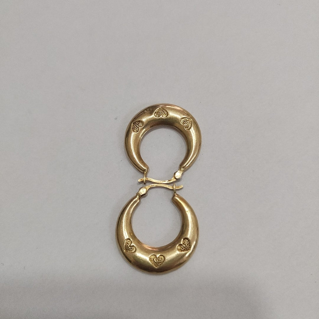 ARRACADAS PAR ORO 14 K 1.9 GRMS (SEMINUEVO)