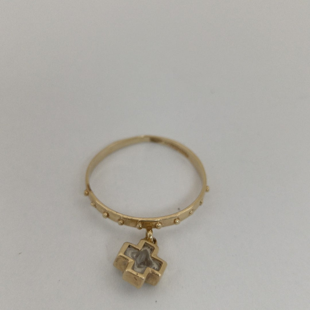 K1 1,80 GRMS 14 K ESPECIFICACIONES COMPLEMENTARIAS ANILLO CRUZ SINT BCO (SEMINUEVO)