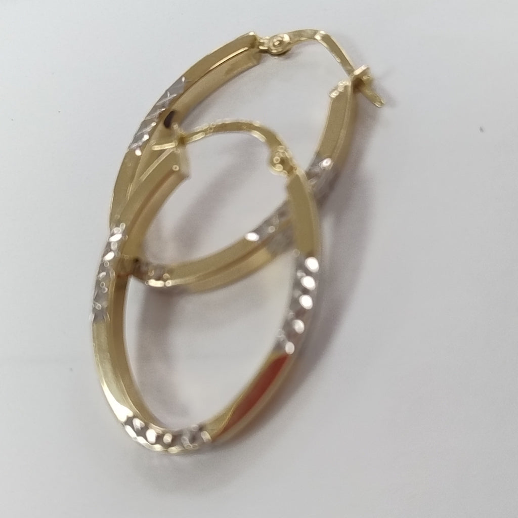 ARRACADAS PAR ORO 14 K 2.4 GRMS (SEMINUEVO)