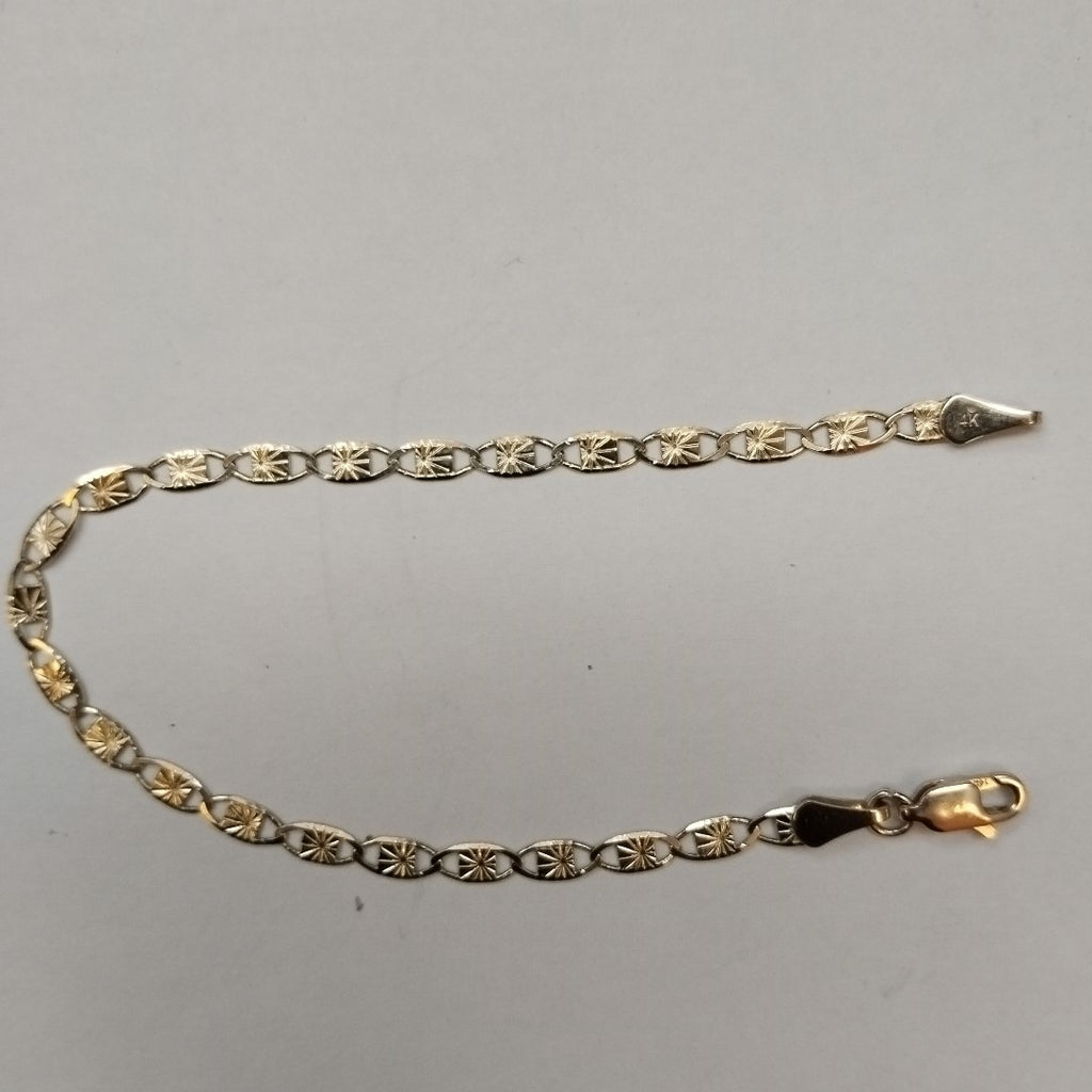 PULSERAS GUCHI ORO 14K 18 CM 2.9 GR (NUEVO)