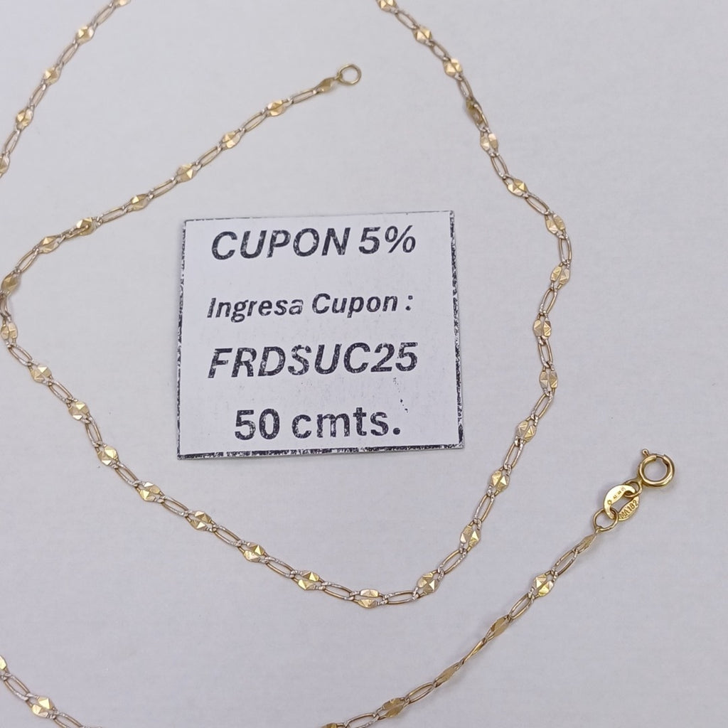 CADENA ORO 14 K 1,70 GRMS (SEMINUEVO)