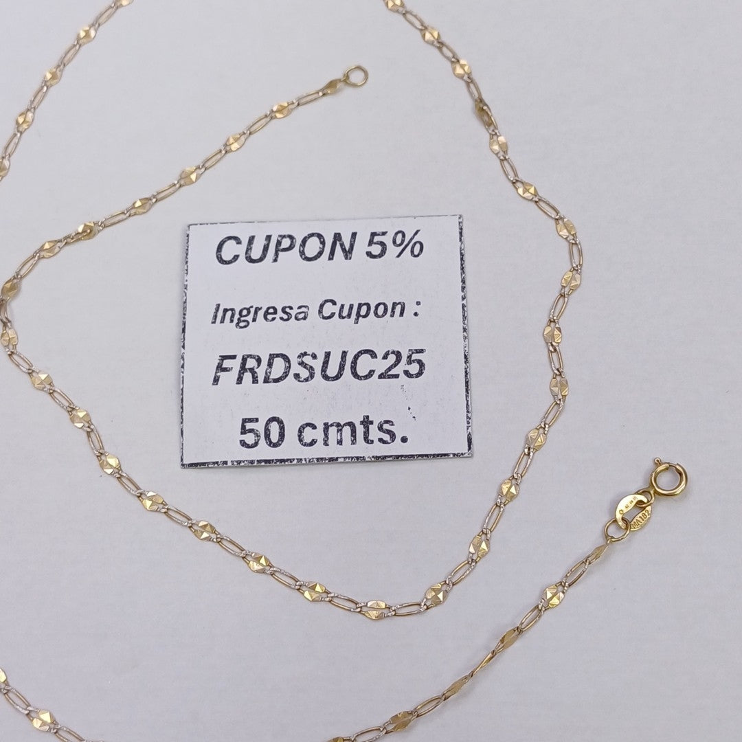 CADENA ORO 14 K 1,70 GRMS (SEMINUEVO)