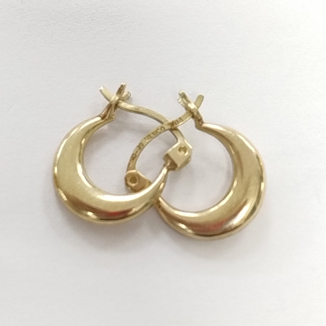 ARRACADAS PAR ORO 10 K 1 GRMS (SEMINUEVO)