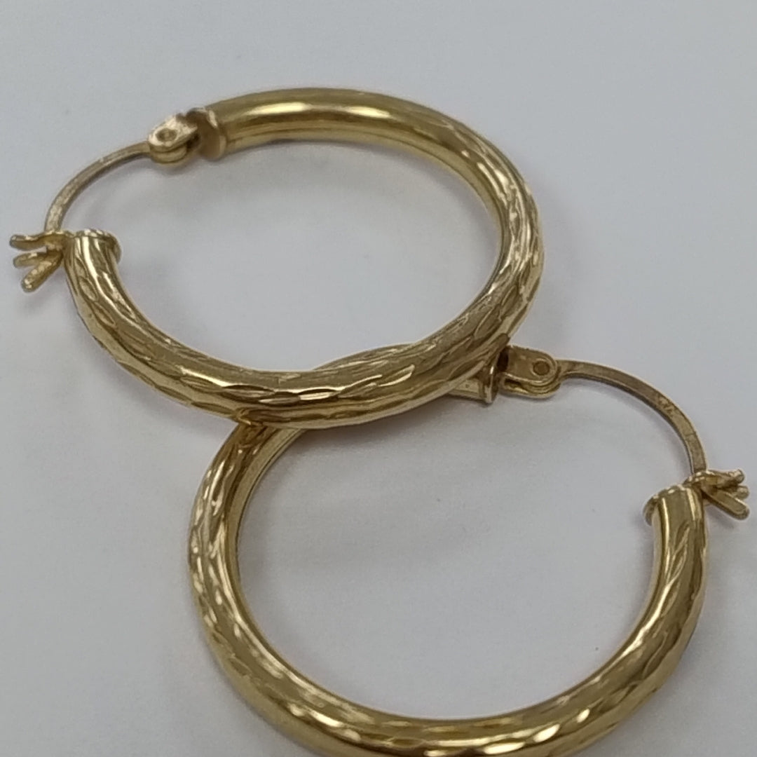 ARRACADAS PAR ORO 14 K 2.2 GRMS (SEMINUEVO)