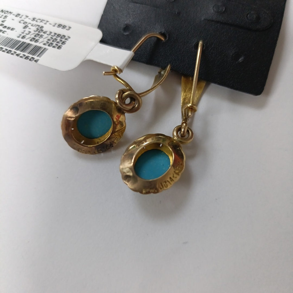 ARETES PAR ORO 14 K 3.8 GRMS (SEMINUEVO)