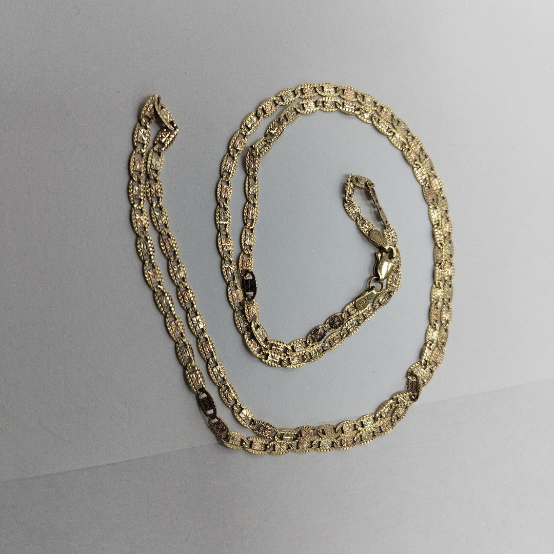 CADENA ORO COMBINADO 14 K 6.1 GRMS (SEMINUEVO)