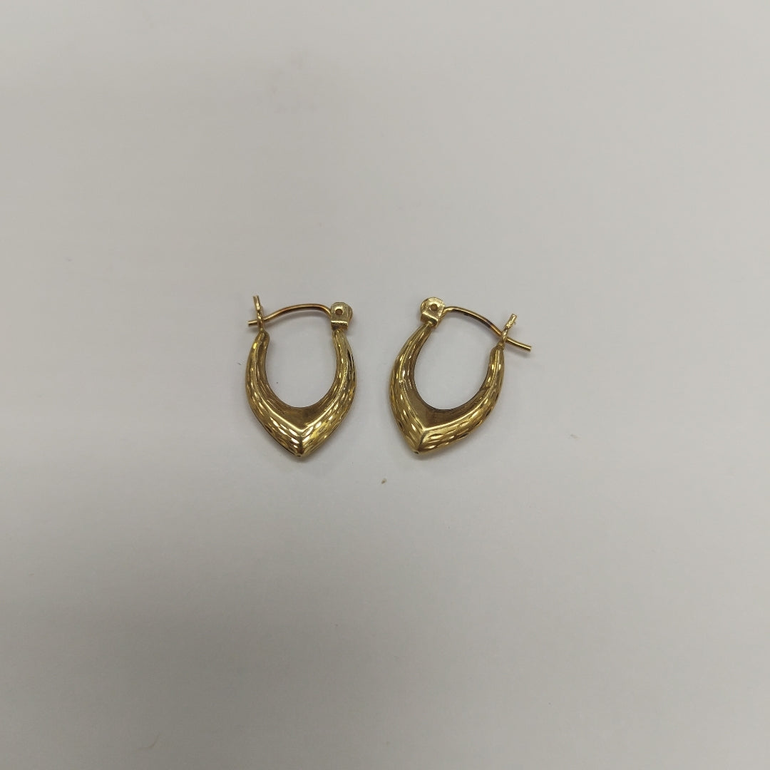 ARRACADAS PAR ORO 14 K 0.9 GRMS (SEMINUEVO)
