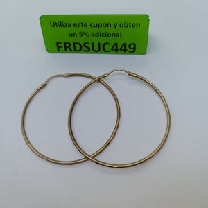 ARRACADAS PAR ORO 10 K 3.6 GRMS (SEMINUEVO)