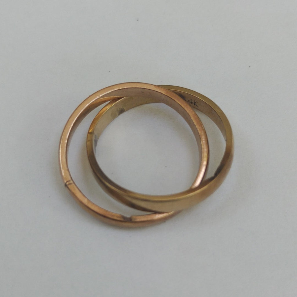 SEMANARIO DE ARGOLLAS ORO 14 K 6.5 GRMS (SEMINUEVO)