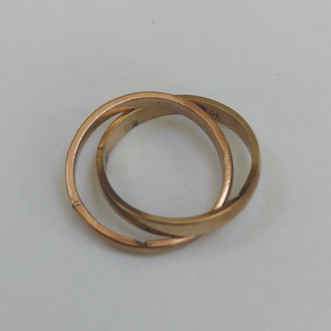 SEMANARIO DE ARGOLLAS ORO 14 K 6.5 GRMS (SEMINUEVO)