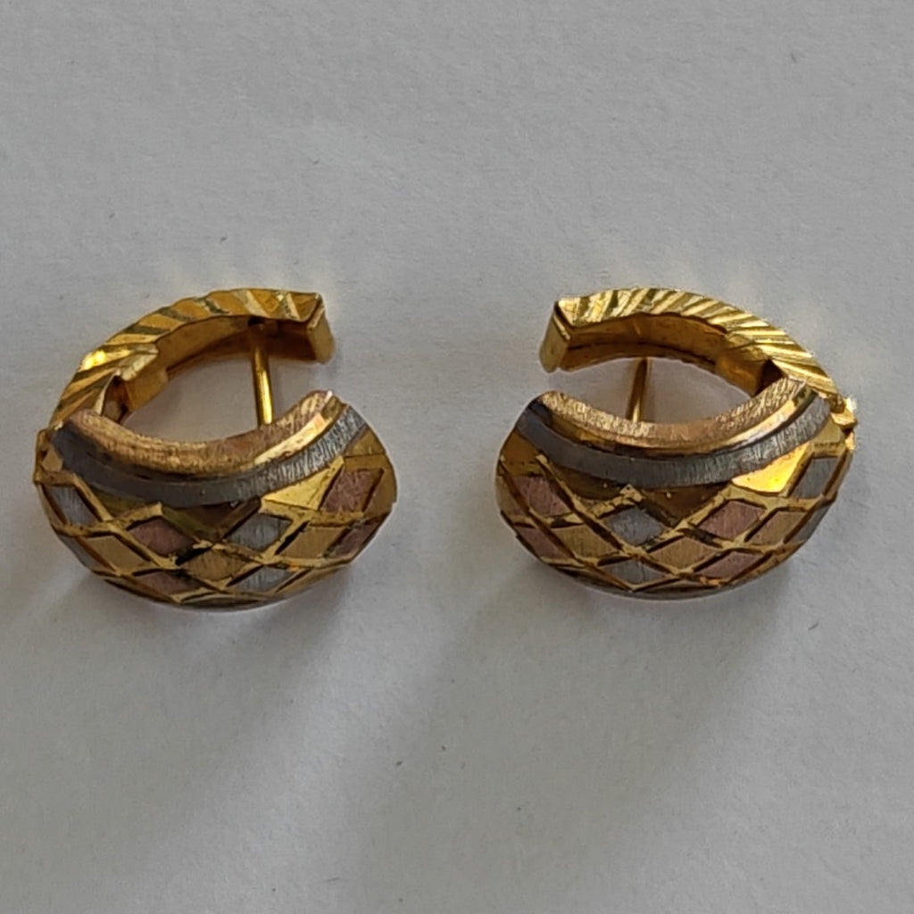 ARETES PAR ORO 14 K 2.8 GRMS (SEMINUEVO)
