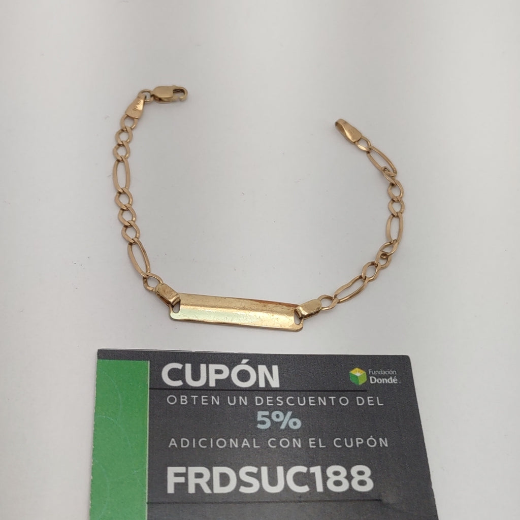 ESCLAVA ORO 14 K 2.7 GRMS (SEMINUEVO)