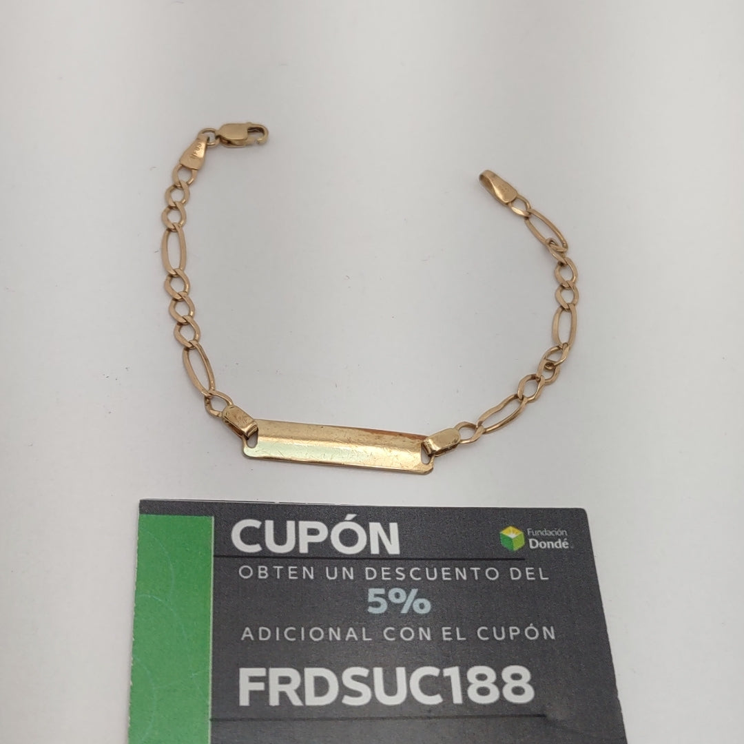 ESCLAVA ORO 14 K 2.7 GRMS (SEMINUEVO)