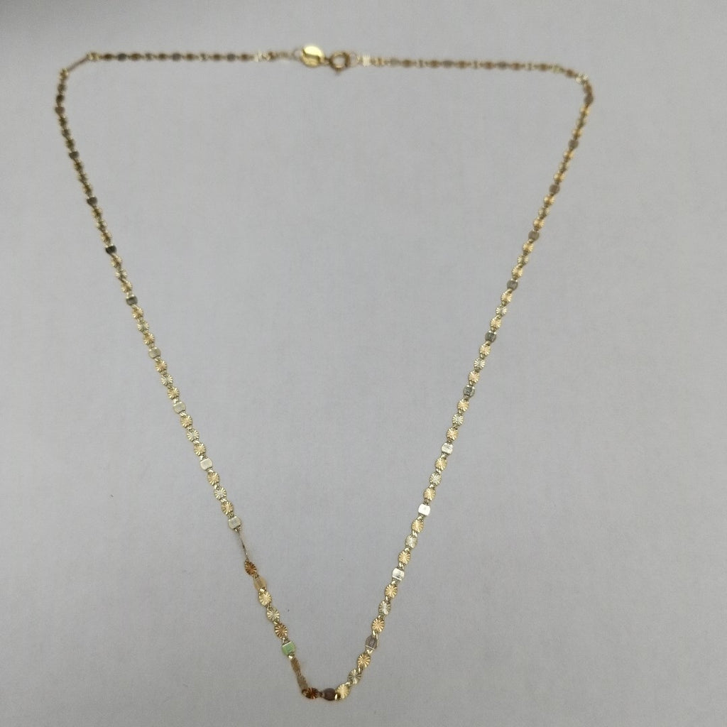 CADENA ORO,ORO COMBINADO 10 K 1,00 GRMS (SEMINUEVO)