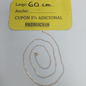 CADENA ORO 14 K 3.9 GRMS (SEMINUEVO)