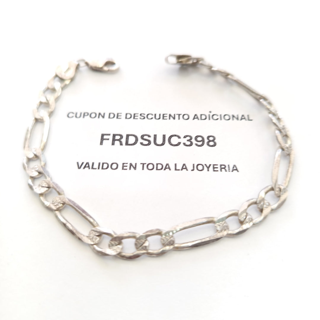PULSERA PLATA 12.9 GRMS (SEMINUEVO)