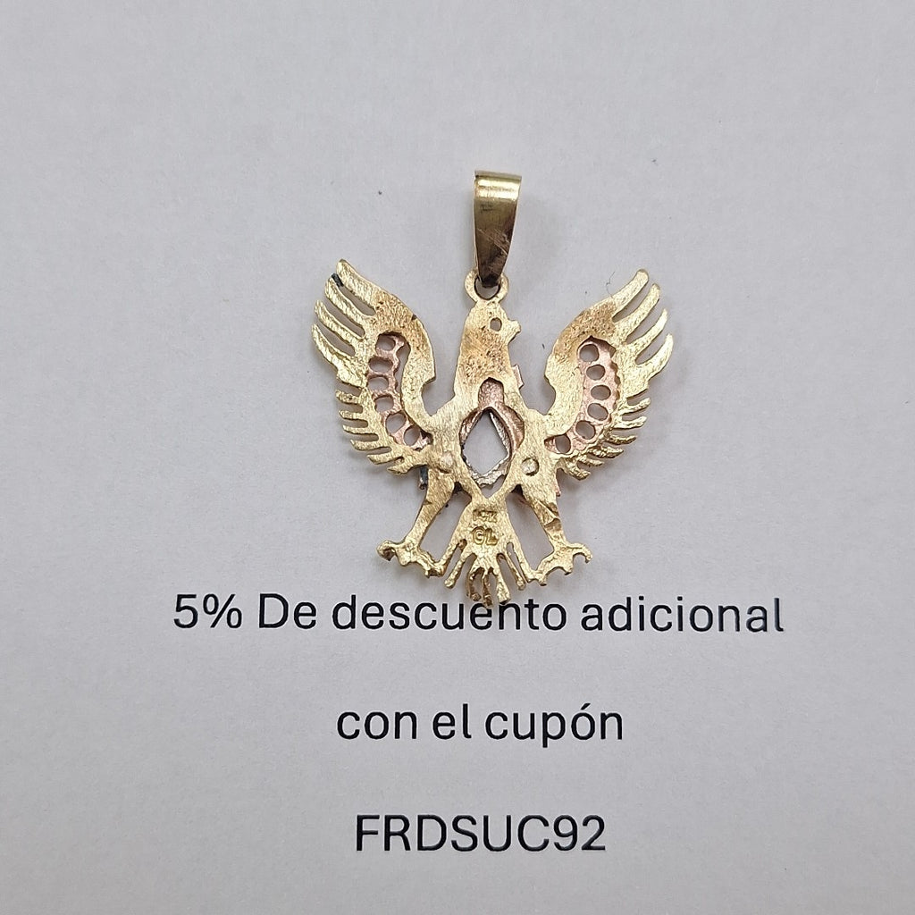 DIJE ORO COMBINADO 14 K 3,80 GRMS (SEMINUEVO)