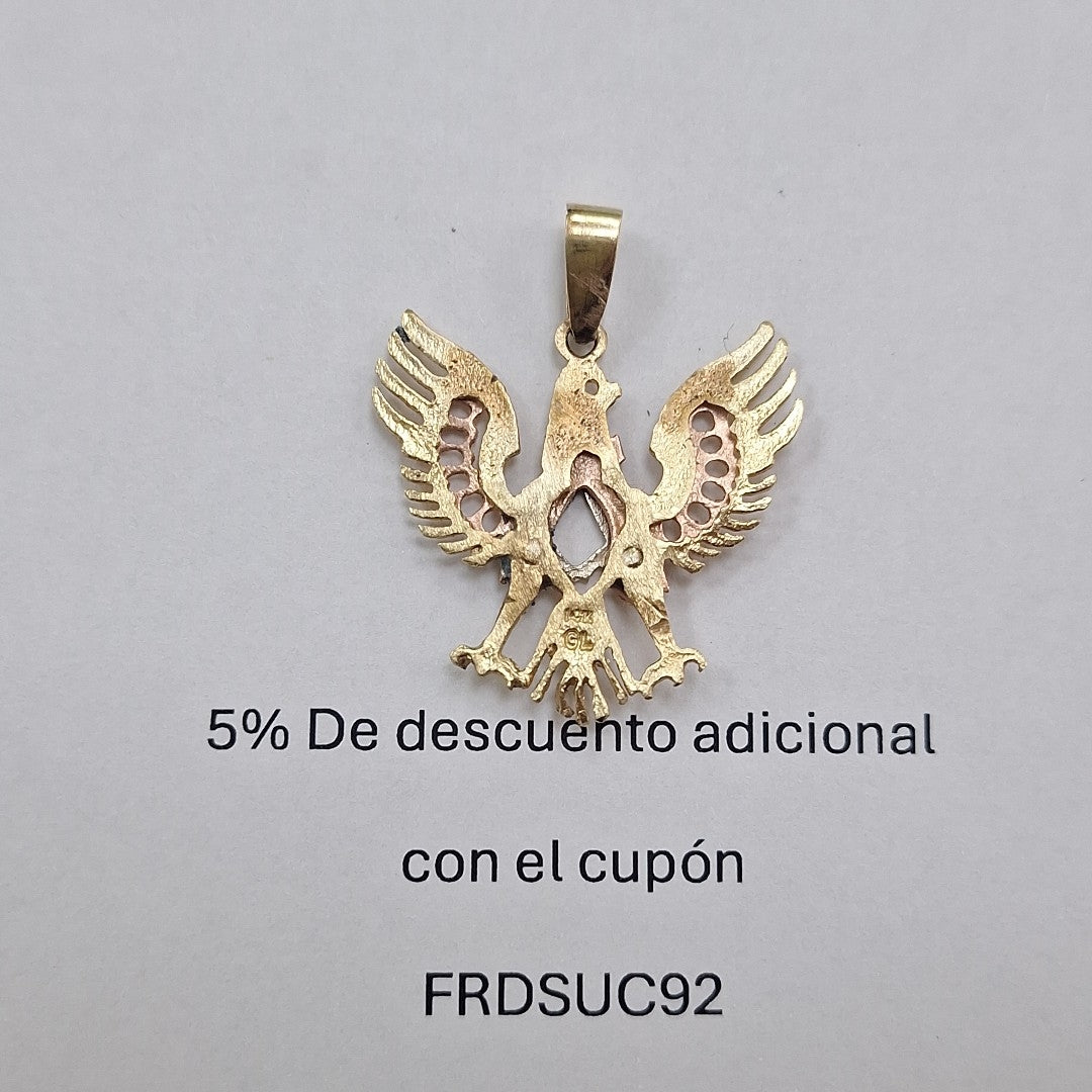 DIJE ORO COMBINADO 14 K 3,80 GRMS (SEMINUEVO)