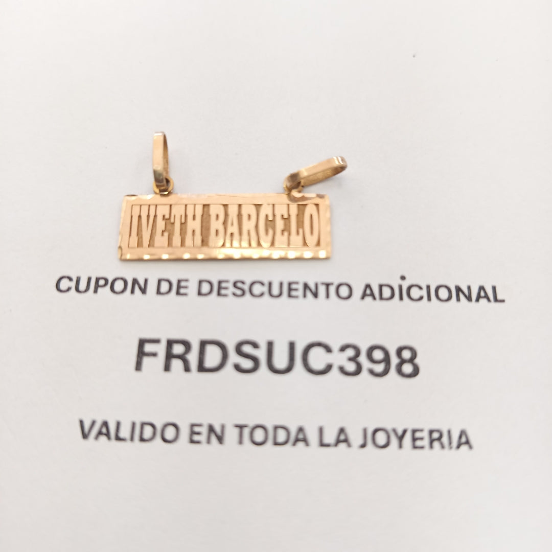 DIJE ORO 8 K 2,60 GRMS (SEMINUEVO)