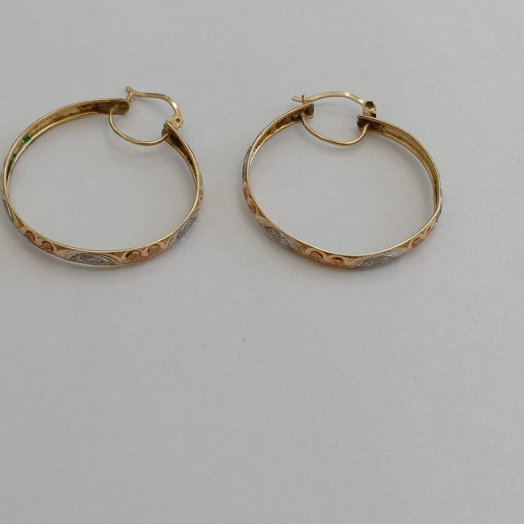 ARRACADAS PAR ORO 14 K 2,80 GRMS (SEMINUEVO)