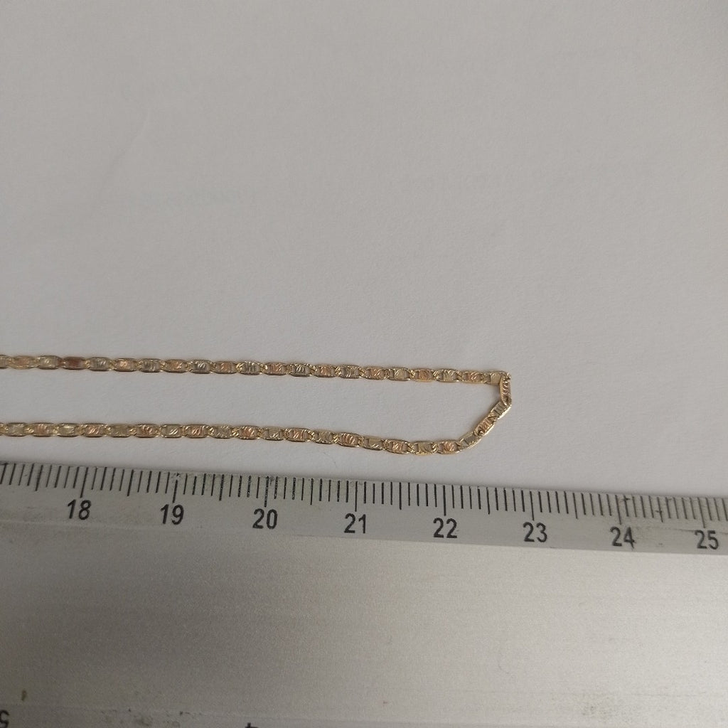 CADENA ORO, ORO COMBINADO 10 K 2.1 GRMS (SEMINUEVO)