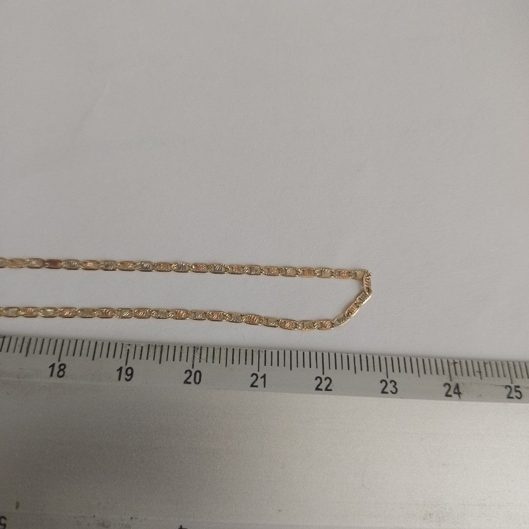 CADENA ORO, ORO COMBINADO 10 K 2.1 GRMS (SEMINUEVO)