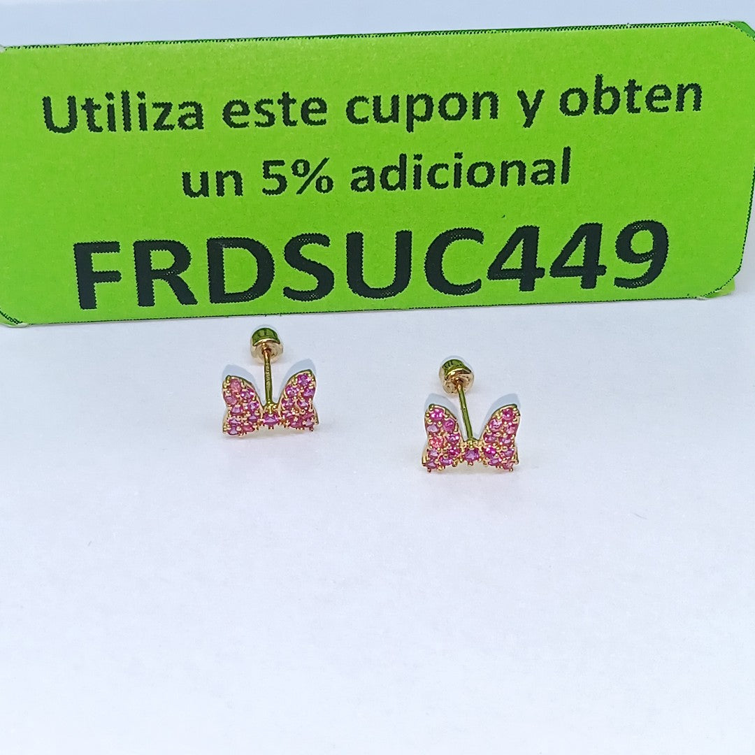 BROQUELES PAR ORO 10 K 0.4 GRMS (SEMINUEVO)