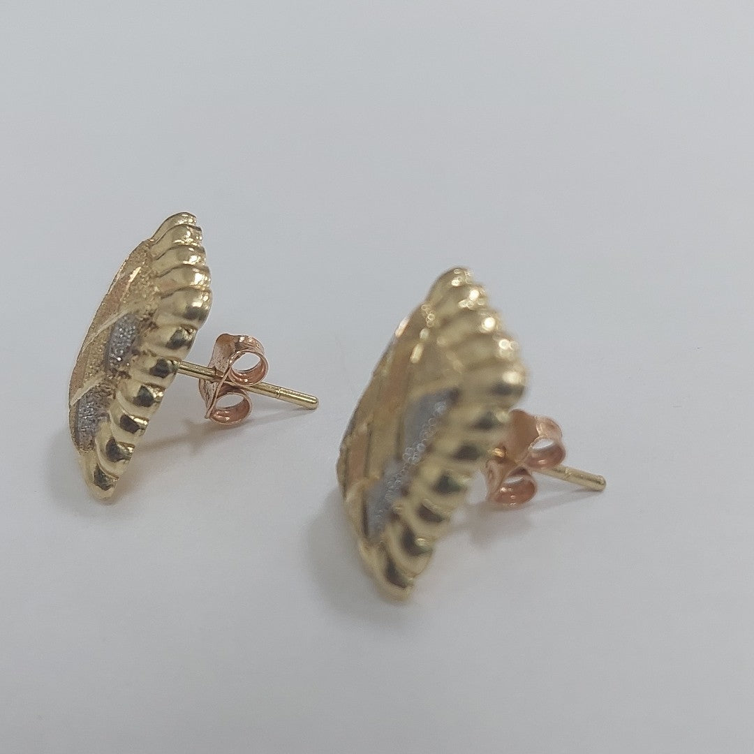 BROQUELES PAR ORO 14 K 2.9 GRMS (SEMINUEVO)