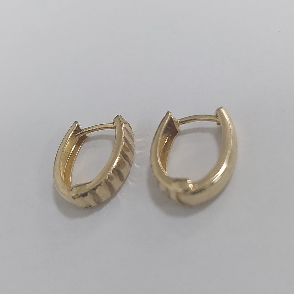 ARRACADAS PAR ORO 14 K 1.1 GRMS (SEMINUEVO)
