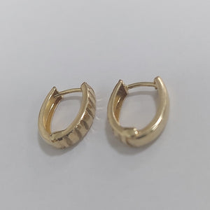 ARRACADAS PAR ORO 14 K 1.1 GRMS (SEMINUEVO)