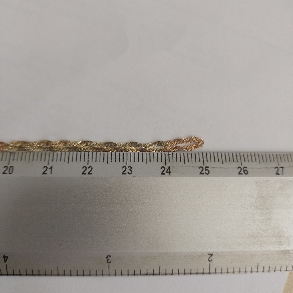 CADENA ORO, ORO COMBINADO 14 K 1.8 GRMS (SEMINUEVO)