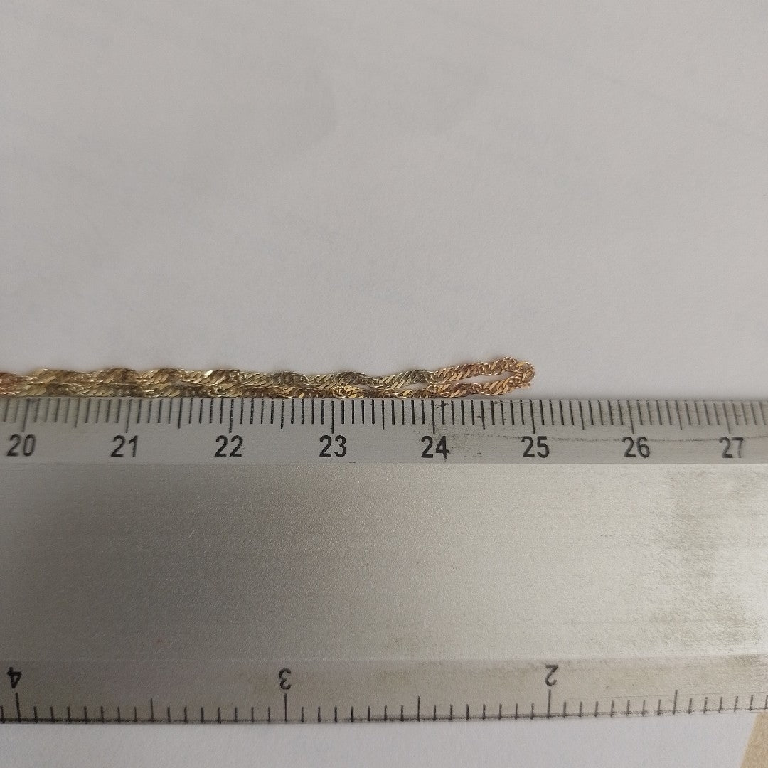 CADENA ORO, ORO COMBINADO 14 K 1.8 GRMS (SEMINUEVO)
