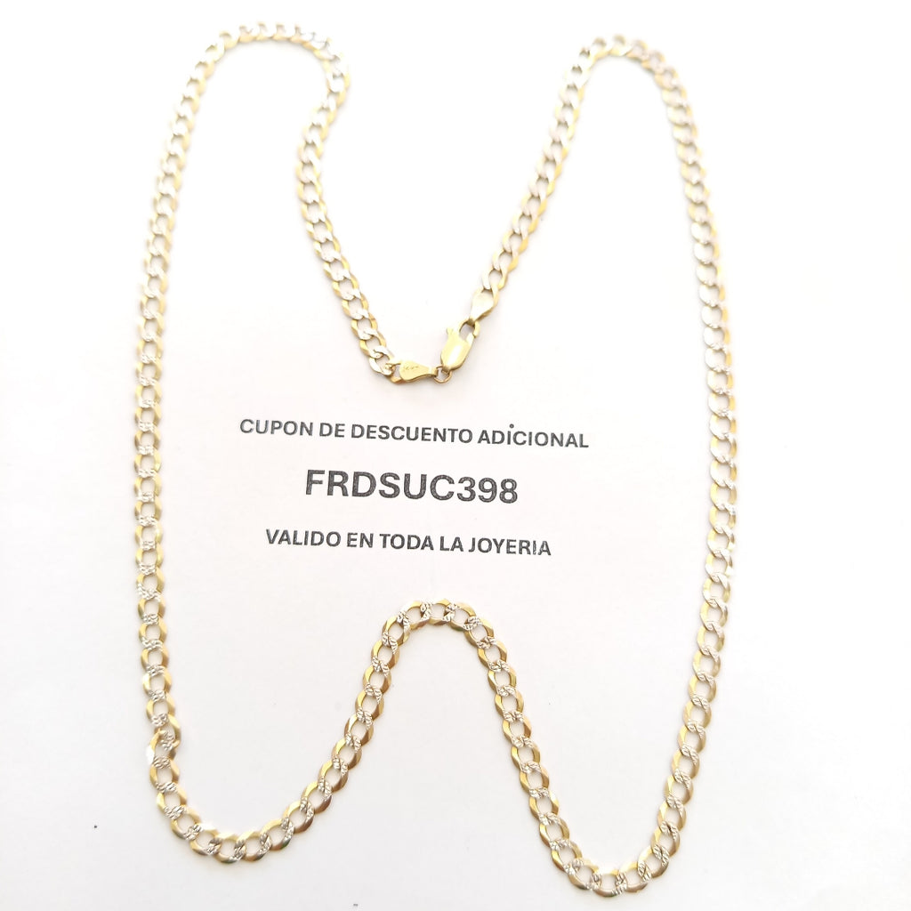 CADENA ORO,RODIADO 14 K 14,30 GRMS (SEMINUEVO)