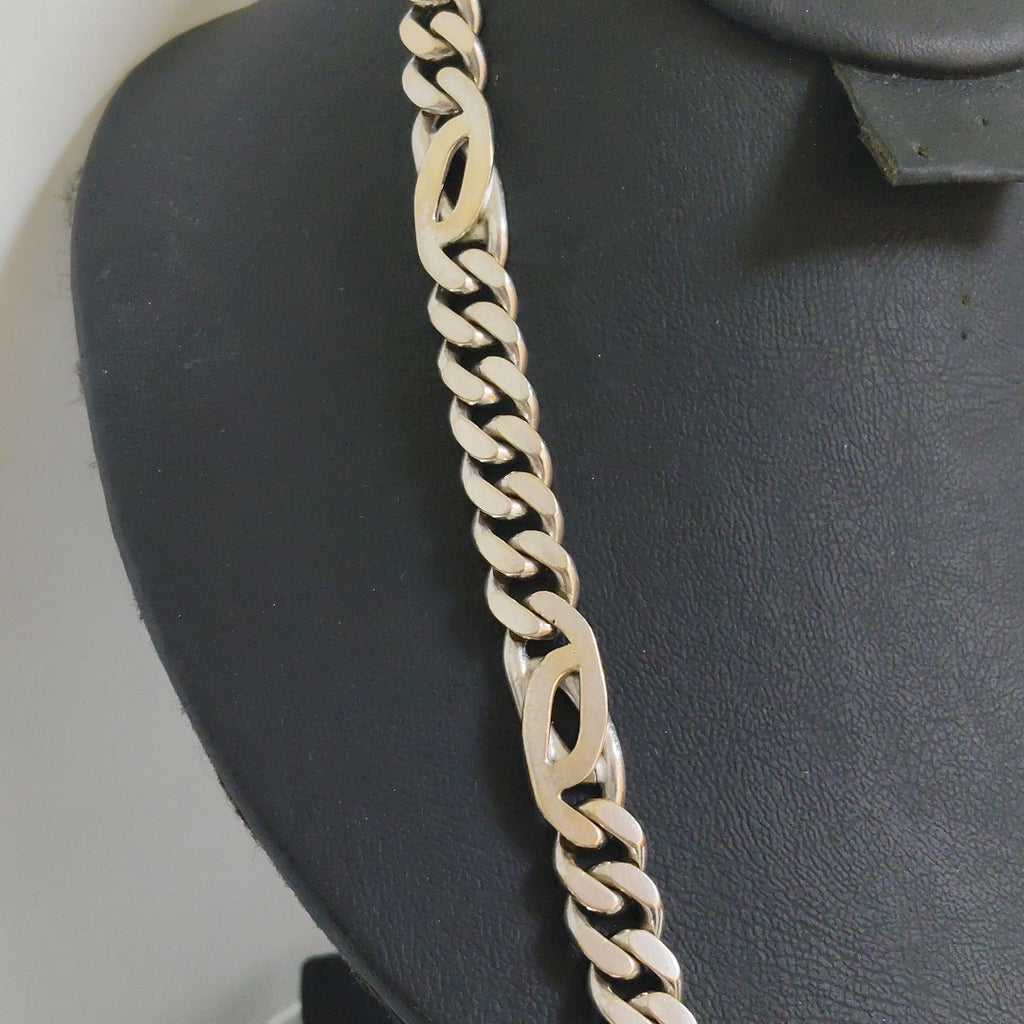 CADENA ORO, ORO BLANCO 18 K 132.7 GRMS (SEMINUEVO)