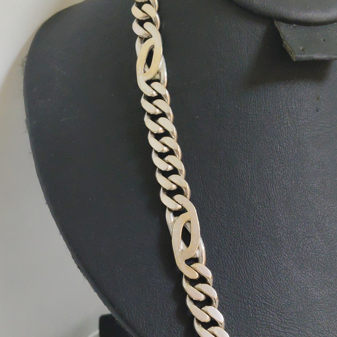 CADENA ORO, ORO BLANCO 18 K 132.7 GRMS (SEMINUEVO)