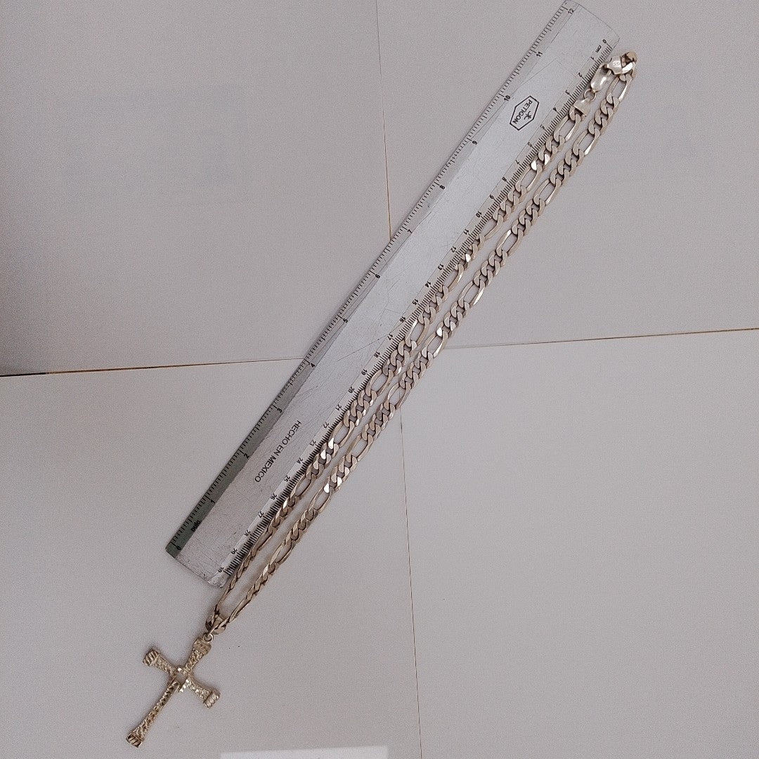 CADENA, CRUZ PLATA 61.2 GRMS (SEMINUEVO)