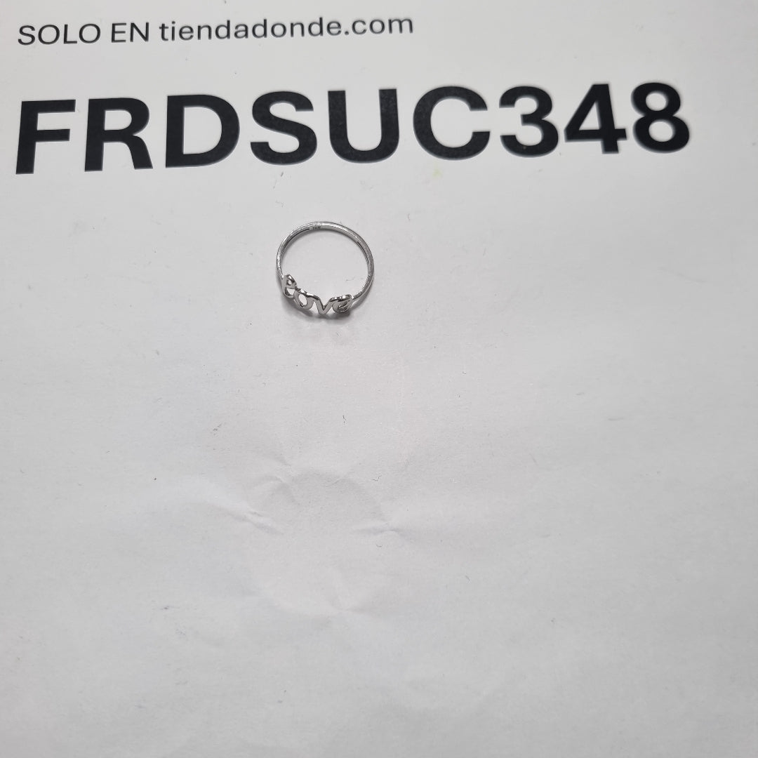 ANILLITO ORO, ORO BLANCO 14 K 1.2 GRMS (SEMINUEVO)