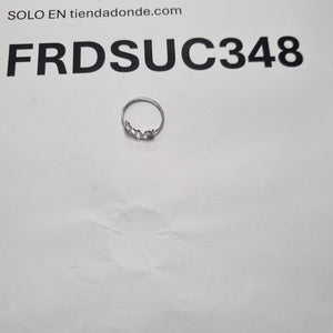 ANILLITO ORO, ORO BLANCO 14 K 1.2 GRMS (SEMINUEVO)
