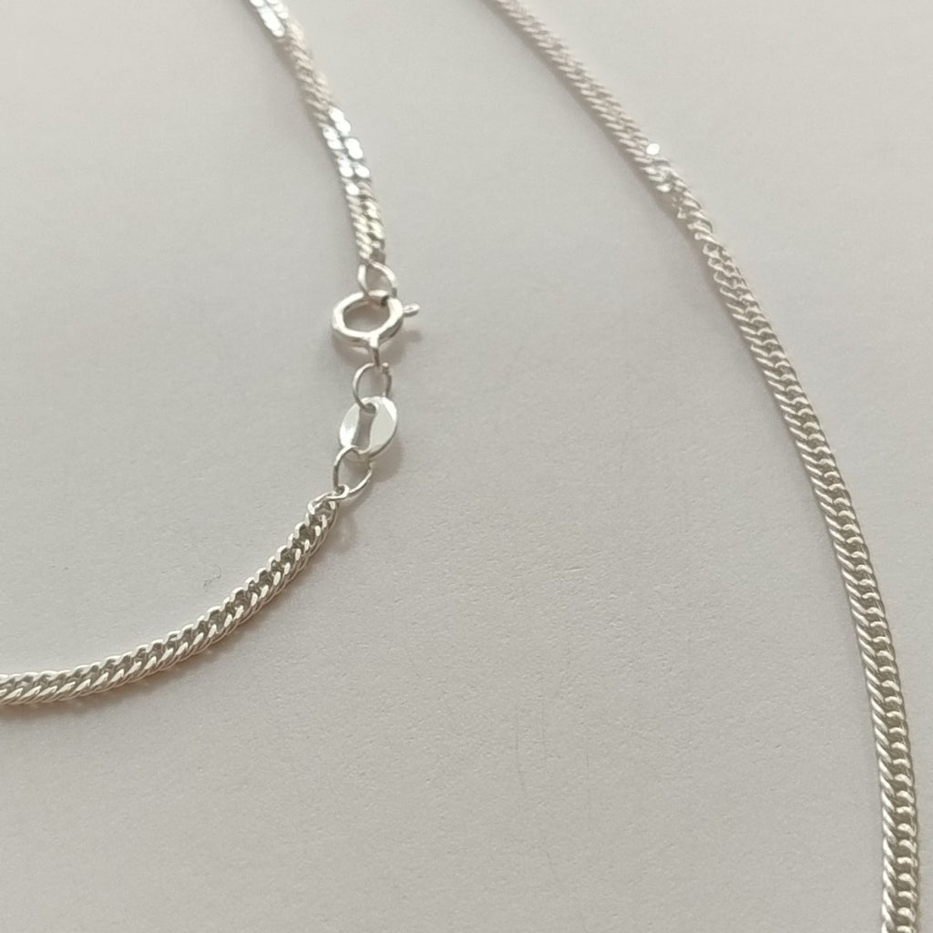 CADENA BARBADA PLATA .925 50 CM 4.22 GR (NUEVO)