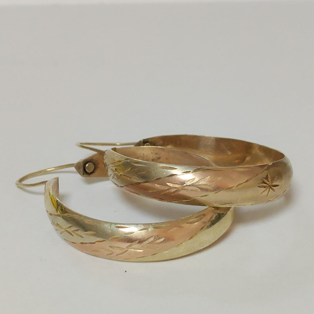 ARRACADAS PAR ORO 10 K 5,40 GRMS (SEMINUEVO)