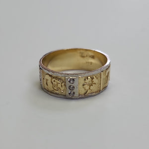 ARGOLLA DE LA SUERTE ORO 14 K 3.6 GRMS (SEMINUEVO)