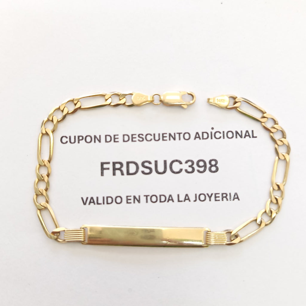 ESCLAVA ORO 14 K 7.8 GRMS (SEMINUEVO)